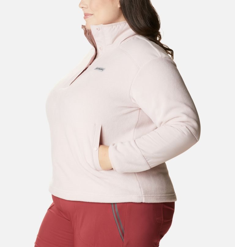 Columbia Benton Springs Crop Gensere Dame Rosa | Plus Size 98247T